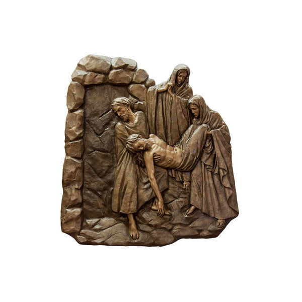 Life of Christ Relief - Jesus is Laid in the Tomb - Global Bronze