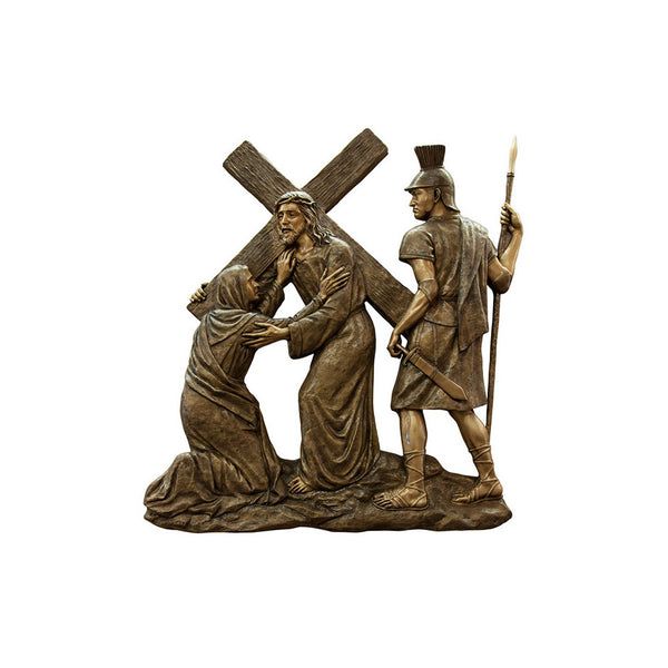 Life of Christ Relief - Mary Meets Jesus - Global Bronze