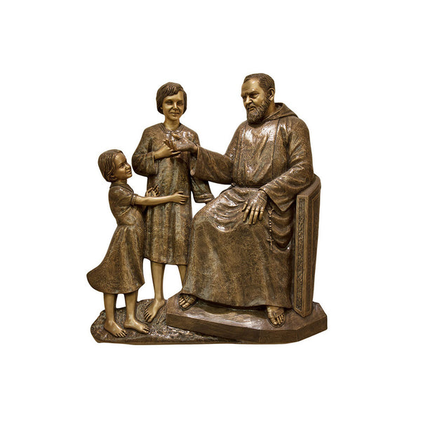 St. Padre Pio & Children Relief - Global Bronze
