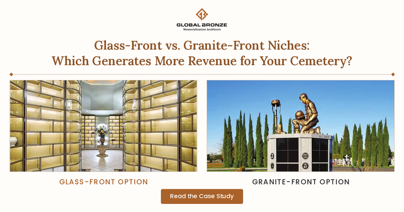 Glass Front vs. Granite Front Niches: Which Generates More Revenue for Your Cemetery?