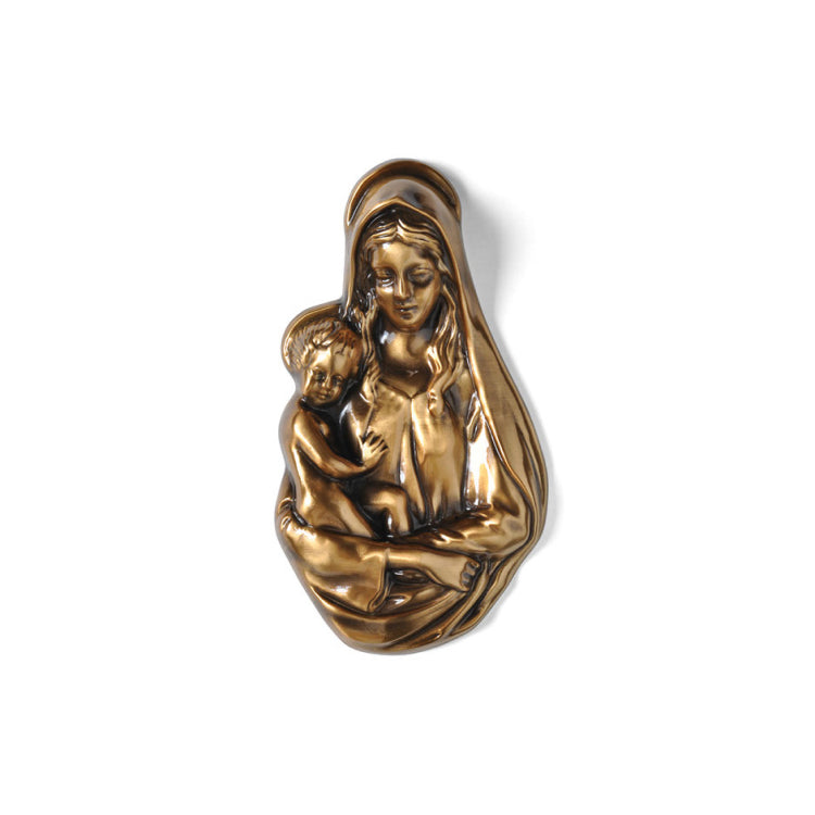 Madonna & Child with Halos Emblem, Large