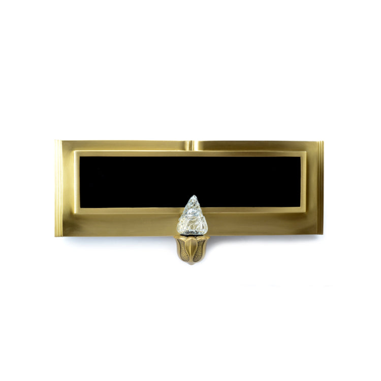 Book with Lotus Light EZ-Plaque, Single Crypt