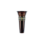 Bronze Ring Vase with Cross & Frascio Finish