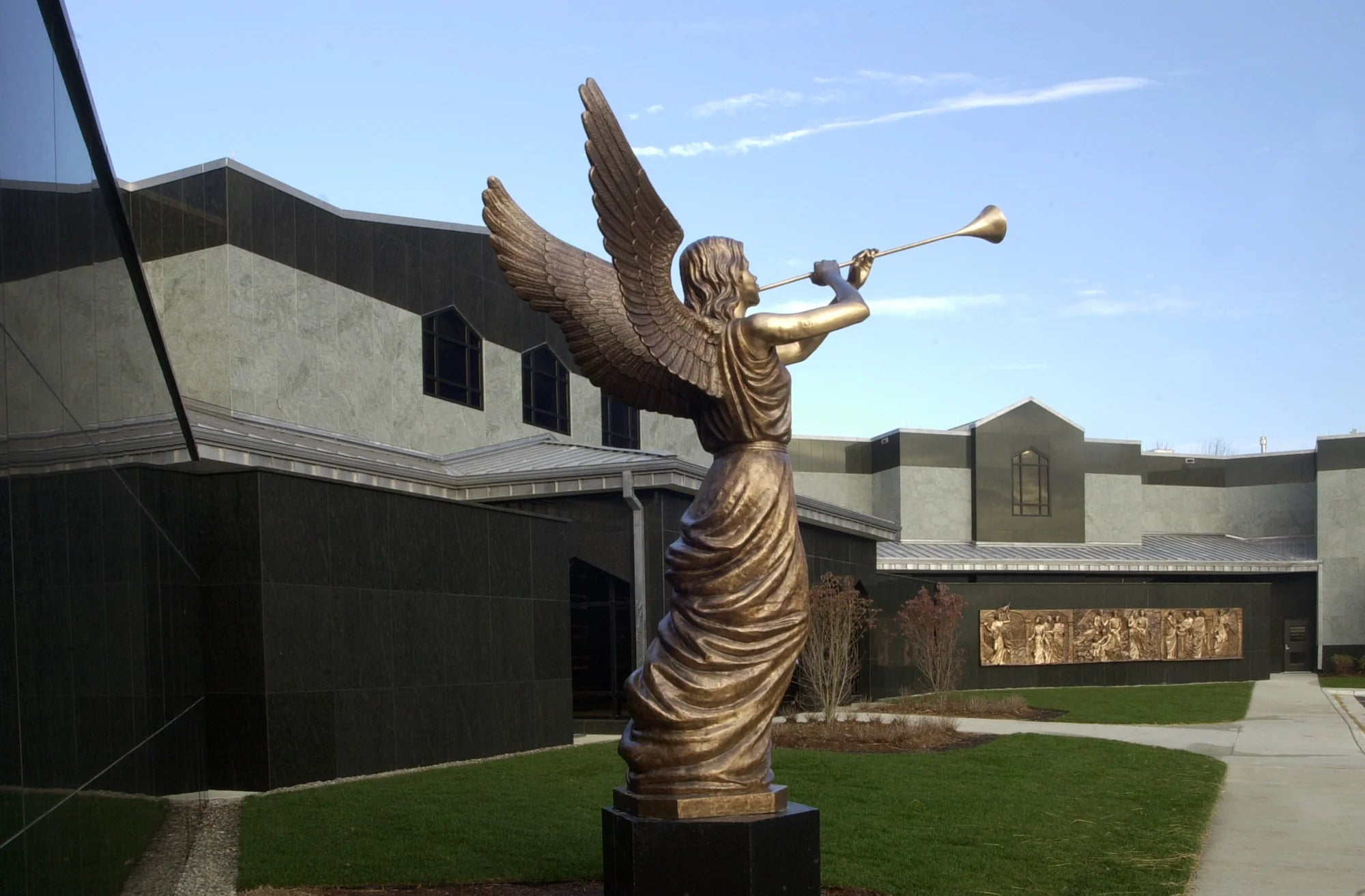 Trumpeting Angel Statue