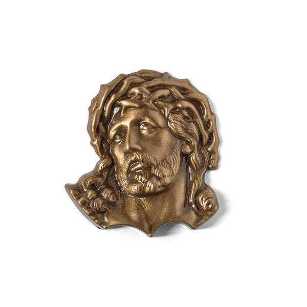 Christ With Crown of Thorns Emblem - Global Bronze