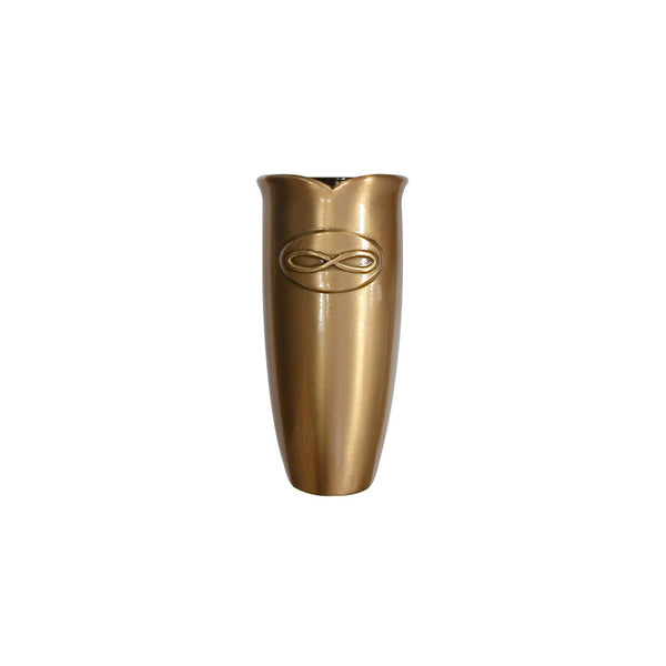 Forever Vase w/ Infinity Design - Global Bronze