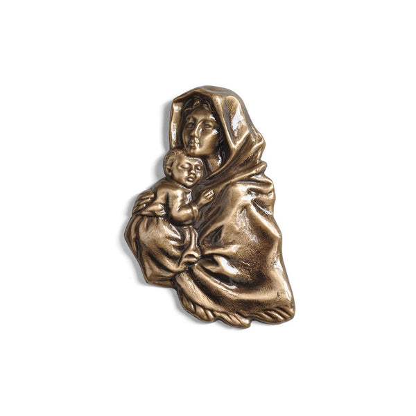 Madonna & Child Emblem Right - Global Bronze