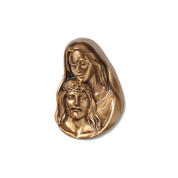 Madonna & Christ Emblem - Global Bronze