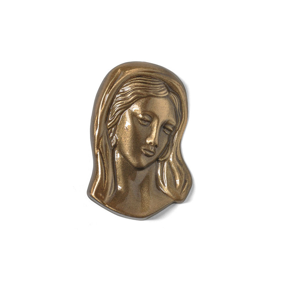 Madonna Head Emblem - Global Bronze