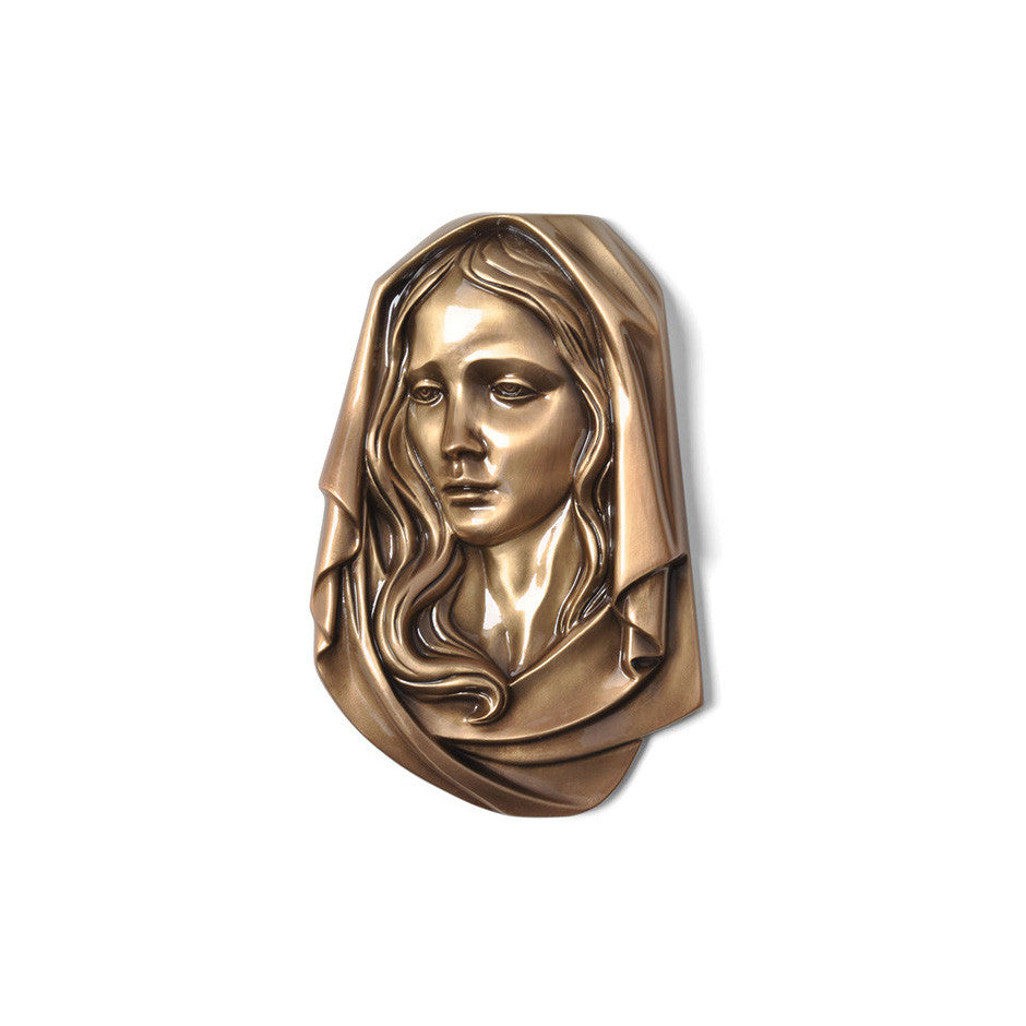 Madonna Head Emblem Right - Global Bronze
