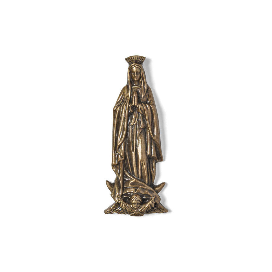 Madonna - Our Lady of Guadalupe Emblem - Global Bronze