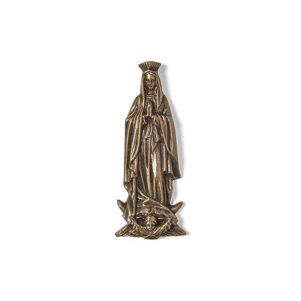 Madonna - Our Lady of Guadalupe Emblem - Global Bronze
