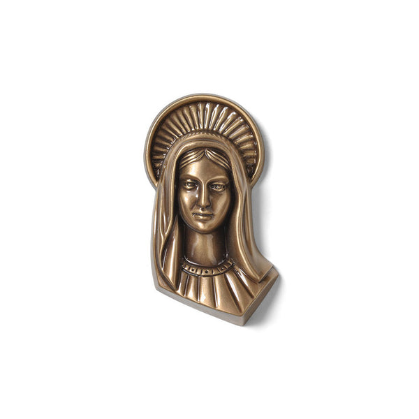Madonna With Halo Emblem - Global Bronze