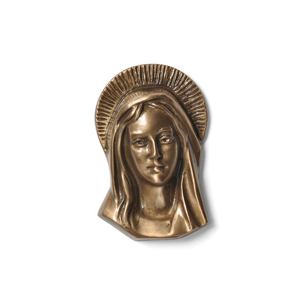 Madonna With Halo Emblem - Global Bronze