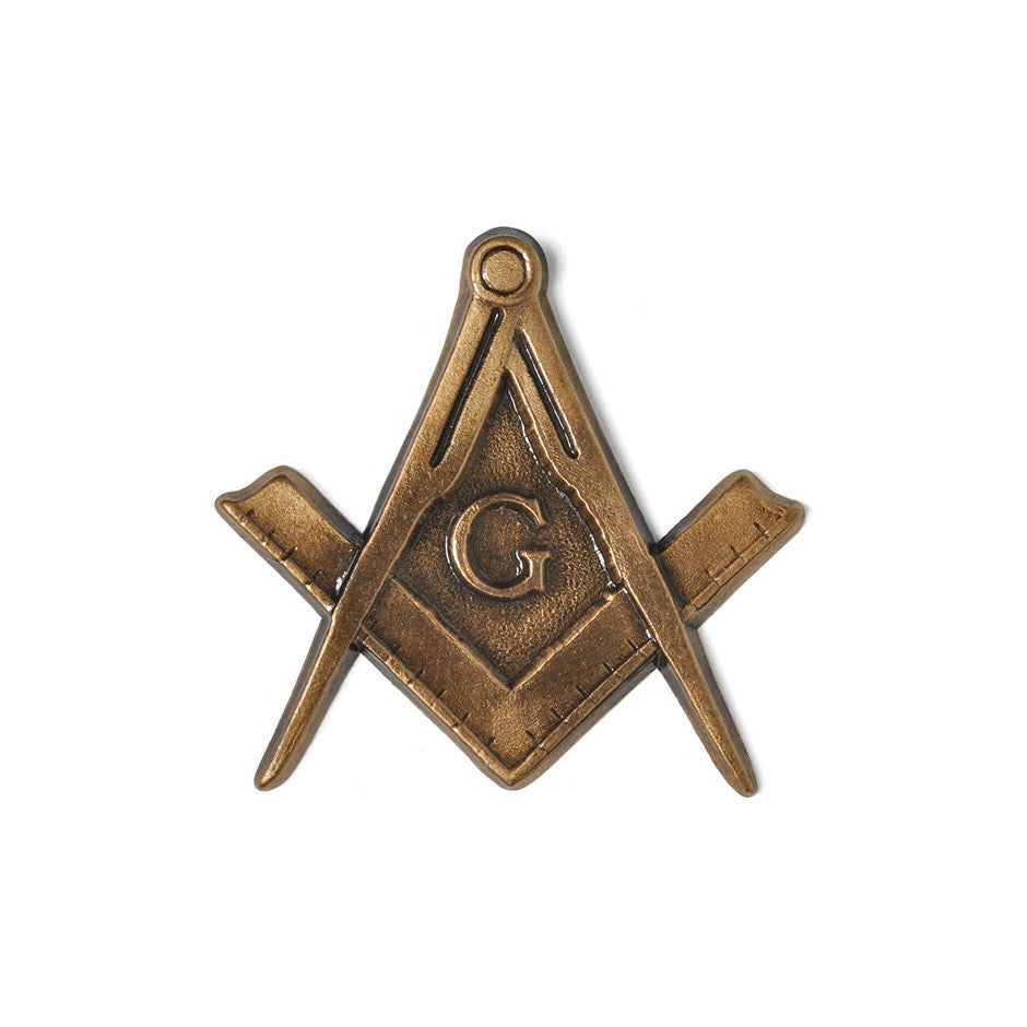 Masonic Crest Emblem - Global Bronze