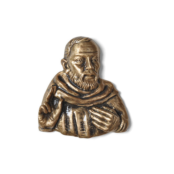 Padre Pio Emblem - Global Bronze