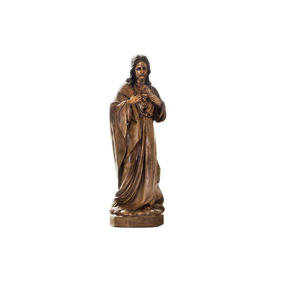 Sacred Heart of Jesus Statue - Global Bronze