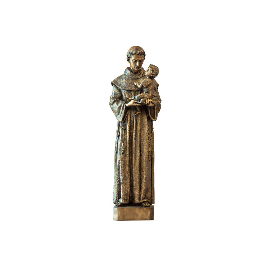 St. Anthony with Child Statue - Global Bronze