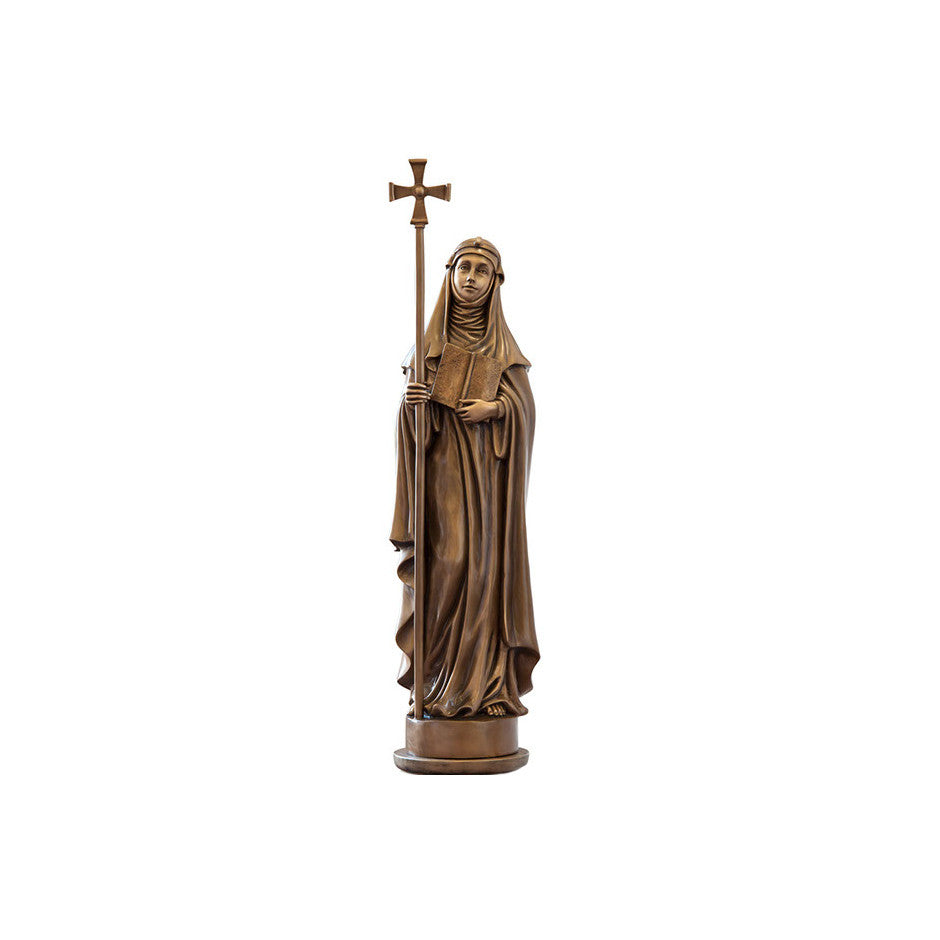 St. Bridget of Sweden Statue - Global Bronze