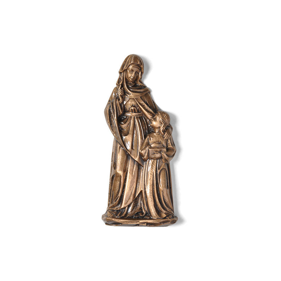 St. Anne With Child Emblem - Global Bronze