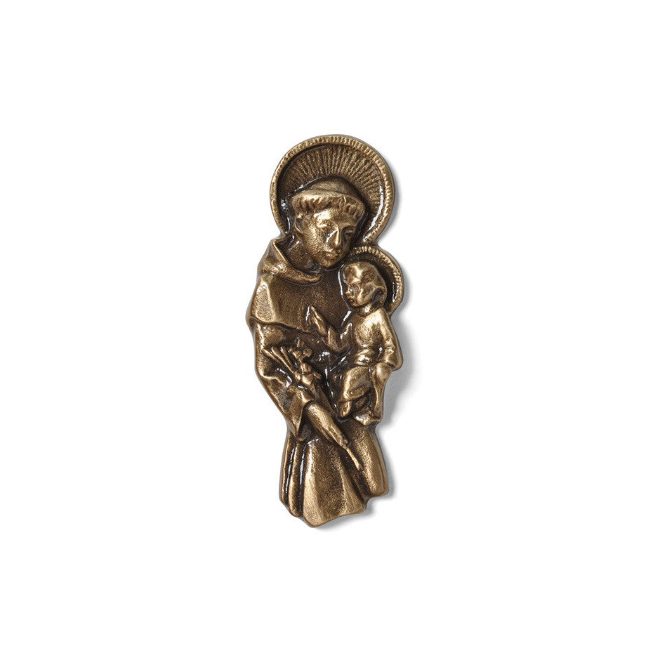 St. Anthony With Child Emblem - Global Bronze