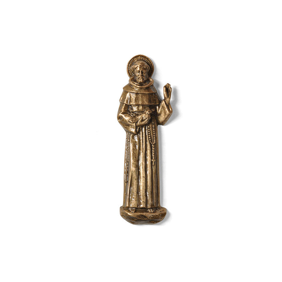 St. Francis With Dove Emblem - Global Bronze