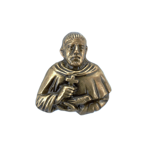 St. Francis With Dove Emblem - Global Bronze